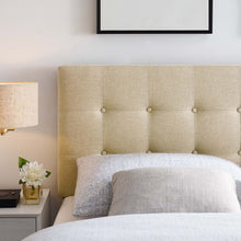 Load image into Gallery viewer, Emily Upholstered Fabric Queen Headboard by Modway
