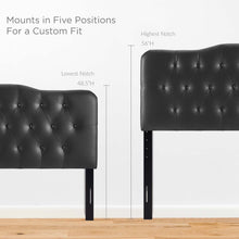 Load image into Gallery viewer, Annabel Upholstered Vinyl Queen Headboard by Modway
