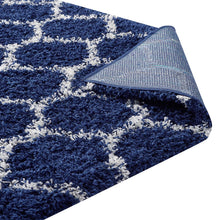 Load image into Gallery viewer, Solvea Moroccan Trellis 5x8 Shag Area Rug by Modway
