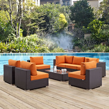 Load image into Gallery viewer, Convene 8 Piece Outdoor Patio Sectional Set by Modway
