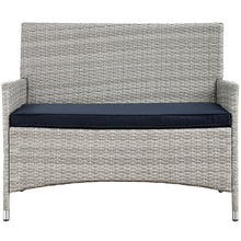 Load image into Gallery viewer, Bridge 4 Piece Outdoor Patio Patio Conversation Set by Modway
