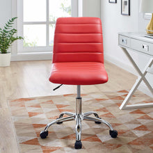 Load image into Gallery viewer, Ripple Armless Mid Back Vinyl Office Chair by Modway
