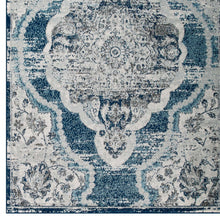 Load image into Gallery viewer, Entourage Malia Distressed Vintage Floral Vintage Medallion 8x10 Area Rug by Modway
