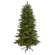 Load image into Gallery viewer, 6&#39; South Carolina Fir Artificial Christmas Tree w 450 Clear Lights

