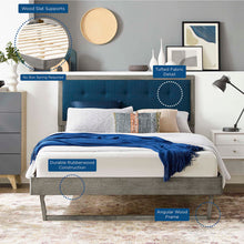 Load image into Gallery viewer, Willow Wood Queen Platform Bed With Angular Frame by Modway

