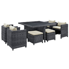 Load image into Gallery viewer, Summon 9 Piece Outdoor Patio Sunbrella¨ Dining Set by Modway
