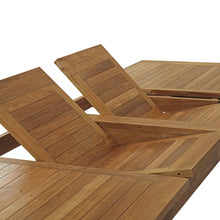 Load image into Gallery viewer, Marina 9 Piece Outdoor Patio Teak Dining Set by Modway
