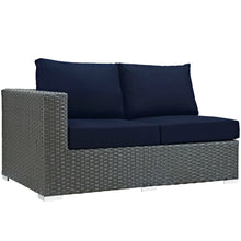 Load image into Gallery viewer, Sojourn Outdoor Patio Sunbrella¨ Left Arm Loveseat by Modway
