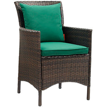 Load image into Gallery viewer, Conduit Outdoor Patio Wicker Rattan Dining Armchair by Modway
