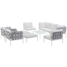 Load image into Gallery viewer, Harmony 10 Piece Outdoor Patio Aluminum Sectional Sofa Set by Modway
