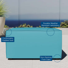 Load image into Gallery viewer, Saybrook Outdoor Patio Upholstered Sectional Sofa Ottoman by Modway
