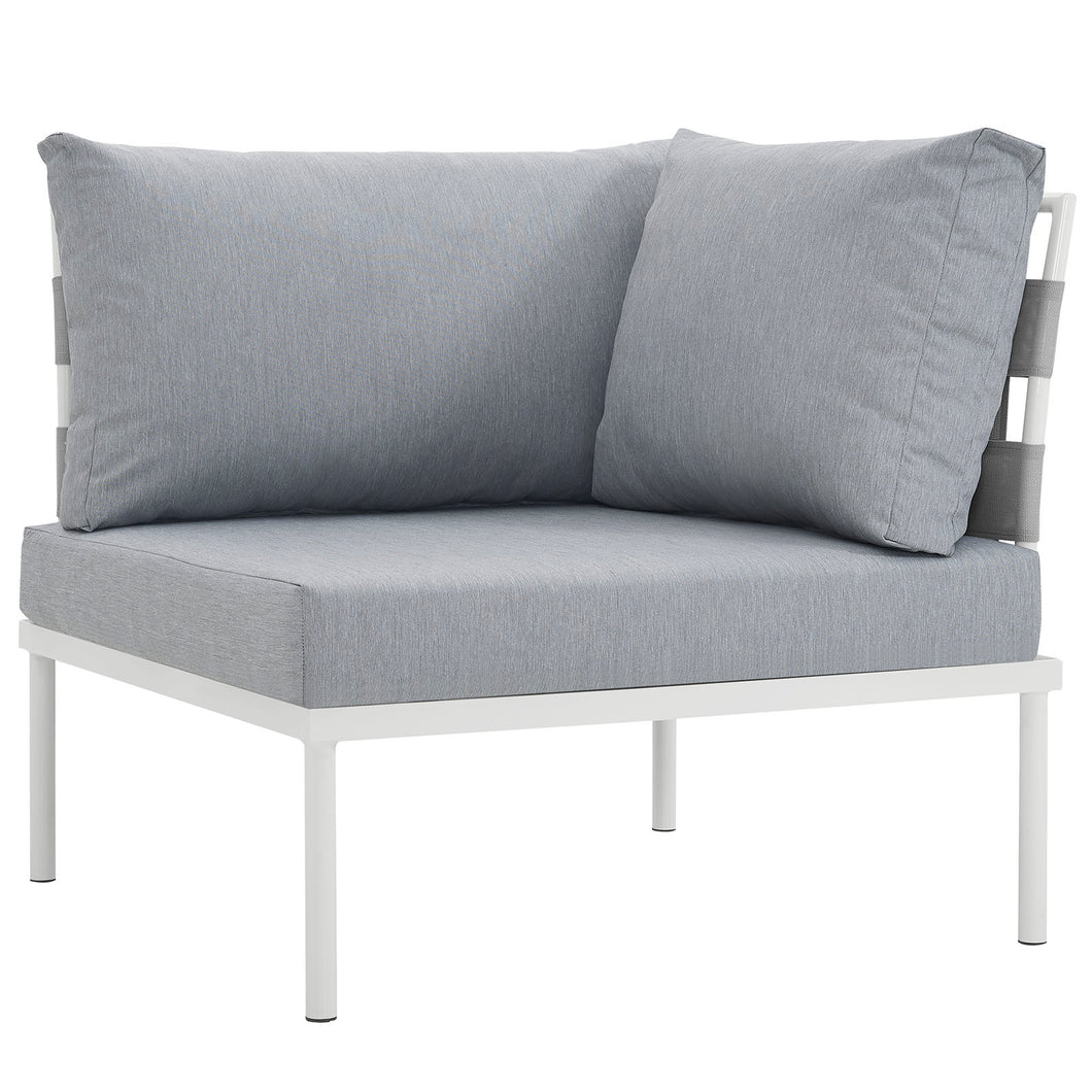 Harmony Outdoor Patio Aluminum Corner Sofa by Modway