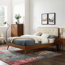 Load image into Gallery viewer, Bridgette Wood Full Platform Bed With Splayed Legs by Modway
