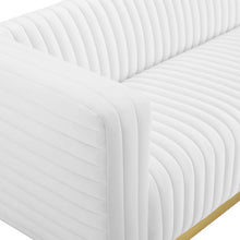 Load image into Gallery viewer, Charisma Channel Tufted Performance Velvet Living Room Sofa by Modway
