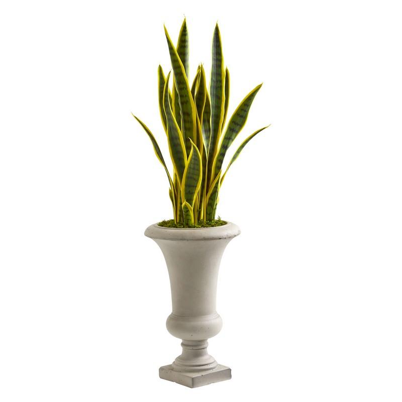 3' Sansevieria Artificial Plant in Urn