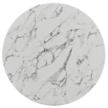 Load image into Gallery viewer, Lippa 28&quot; Round Faux Marble Dining Table by Modway
