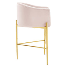 Load image into Gallery viewer, Savour Tufted Performance Velvet Bar Stool by Modway
