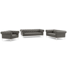 Load image into Gallery viewer, Idyll 3 Piece Upholstered Leather Set by Modway
