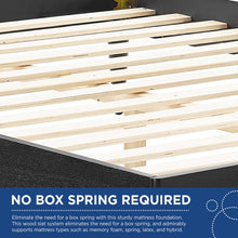 Load image into Gallery viewer, Sidney Cane and Wood Queen Platform Bed With Splayed Legs by Modway
