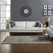 Load image into Gallery viewer, Hana Distressed Vintage Floral Lattice 5x8 Area Rug by Modway
