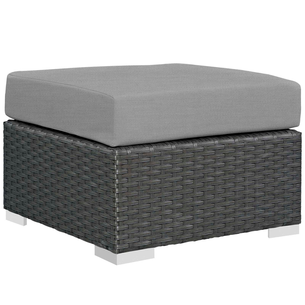Sojourn Outdoor Patio Sunbrella¨ Ottoman by Modway