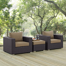 Load image into Gallery viewer, Convene 3 Piece Outdoor Patio Sofa Set by Modway
