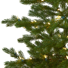 Load image into Gallery viewer, 7.5&#39; Fairbanks Fir Artificial Christmas Tree w/ 350 Clear Warm LED Lights
