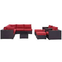 Load image into Gallery viewer, Convene 10 Piece Outdoor Patio Sectional Set by Modway
