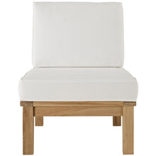Load image into Gallery viewer, Marina Armless Outdoor Patio Teak Sofa by Modway
