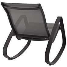 Load image into Gallery viewer, Traveler Rocking Outdoor Patio Mesh Sling Lounge Chair by Modway
