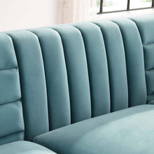 Load image into Gallery viewer, Ingenuity Channel Tufted Performance Velvet Sofa by Modway
