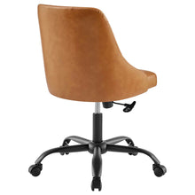 Load image into Gallery viewer, Distinct Tufted Swivel Vegan Leather Office Chair by Modway
