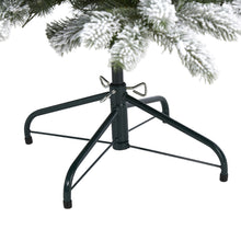 Load image into Gallery viewer, 5&#39; Flocked South Carolina Spruce Artificial Christmas Tree w300 Clear Lights
