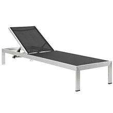 Load image into Gallery viewer, Shore Outdoor Patio Aluminum Chaise Set of 6 by Modway
