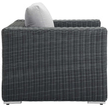 Load image into Gallery viewer, Summon Outdoor Patio Fabric Sunbrella¨ Armchair by Modway
