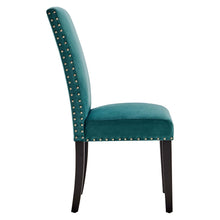 Load image into Gallery viewer, Parcel Performance Velvet Dining Side Chairs Set of 2 by Modway
