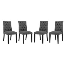 Load image into Gallery viewer, Duchess Fabric Dining Chair Set of 4 by Modway
