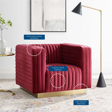 Load image into Gallery viewer, Charisma Channel Tufted Performance Velvet Accent Armchair by Modway
