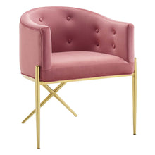 Load image into Gallery viewer, Savour Tufted Performance Velvet Accent Dining Armchair by Modway

