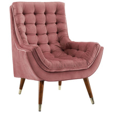 Load image into Gallery viewer, Suggest Button Tufted Performance Velvet Lounge Chair by Modway
