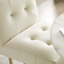 Load image into Gallery viewer, Privy Gold Stainless Steel Performance Velvet Bar Stool by Modway
