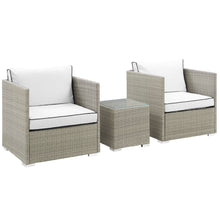 Load image into Gallery viewer, Repose 3 Piece Outdoor Patio Sectional Set by Modway
