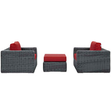 Load image into Gallery viewer, Summon 3 Piece Outdoor Patio Sunbrella¨ Sectional Set by Modway
