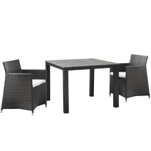 Load image into Gallery viewer, Junction 3 Piece Outdoor Patio Wicker Dining Set by Modway
