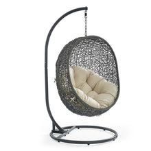 Load image into Gallery viewer, Hide Outdoor Patio Sunbrella¨ Swing Chair With Stand by Modway

