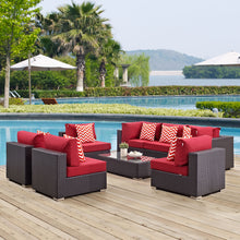 Load image into Gallery viewer, Convene 8 Piece Outdoor Patio Sectional Set by Modway
