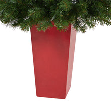Load image into Gallery viewer, 4.5&#39; Virginia Fir Artificial Christmas Tree w/ 100 Clear Lights &amp; 223 Bendable
