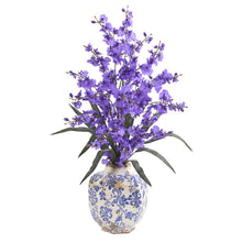 Load image into Gallery viewer, 28&quot; Dancing Lady Orchid Artificial Arrangement in Decorative Vase

