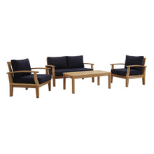 Load image into Gallery viewer, Marina 4 Piece Outdoor Patio Teak Set by Modway
