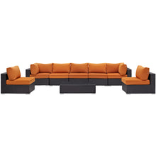 Load image into Gallery viewer, Convene 8 Piece Outdoor Patio Sectional Set by Modway

